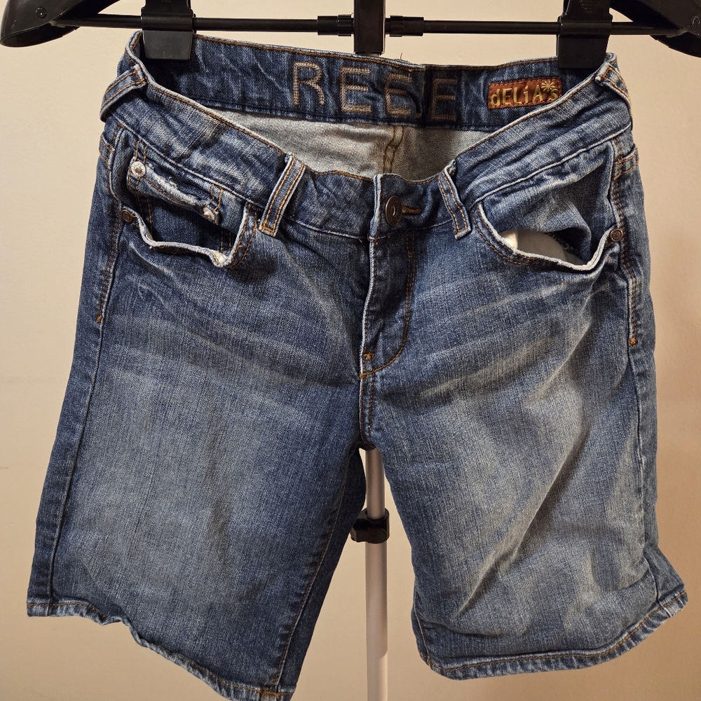 Y2K Delias Vintage Denim Bermuda Shorts